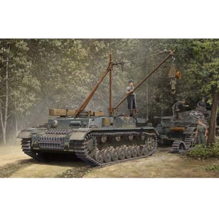 TRUMPETER 00389 - Czołg PzKpfw IV Bergepanzer IV - 1:35