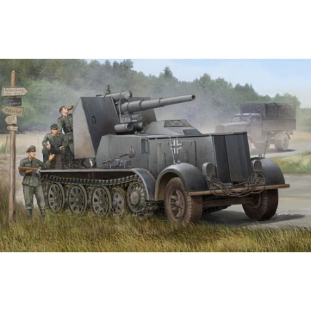 TRUMPETER 01585 - 8.8cm Flak 18 Selbstfahrlafette - 1:35