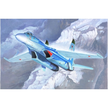 TRUMPETER 01660 - Russian Su-27 Flanker B Fighter - 1:72