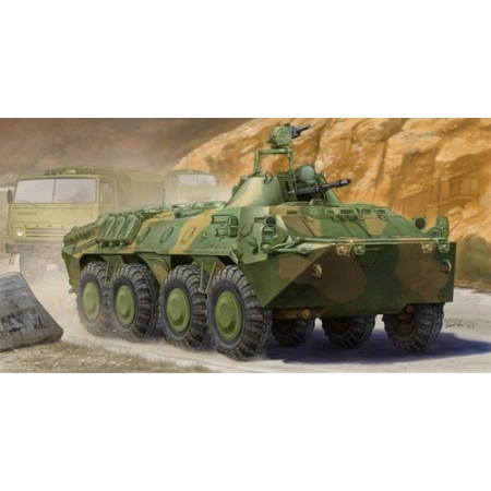 TRUMPETER 01593 - Transporter opancerzony BTR-80 APC Afganistan - 1:35