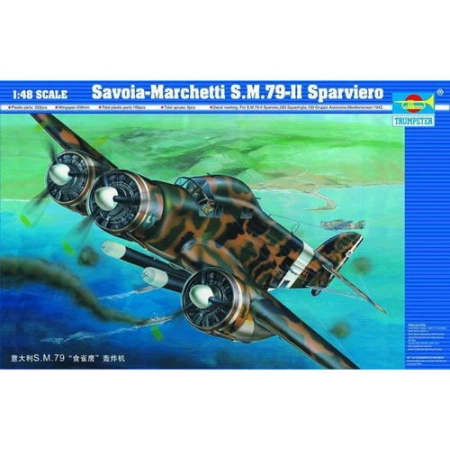 TRUMPETER 02817 - Savoia Marchetti 79 Sparviero - 1:48