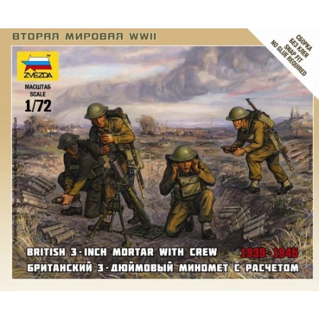 Zvezda 6168 - Brytyjski moździerz z załogą 1939-42