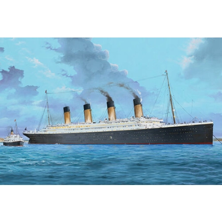 TRUMPETER 03719 - R.M.S. Titanic z świetleniem LED - 1:200