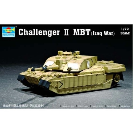 TRUMPETER 07215 - Challenger 2 MBT Tank (Iraq war) - 1:72