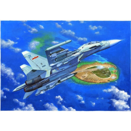 TRUMPETER 01659 - Russian Su-30MKK Flanker G Fighter - 1:72