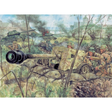 Italeri 6096 - Niemieckie działo przeciwpancerne PAK 40 i załoga (II wojna światowa)