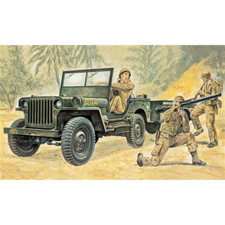 Italeri 314 - Willys MB Jeep with Trailer