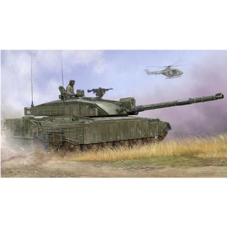 TRUMPETER 01522 - British Challenger 2 with Anti-Heat Fence - 1:35