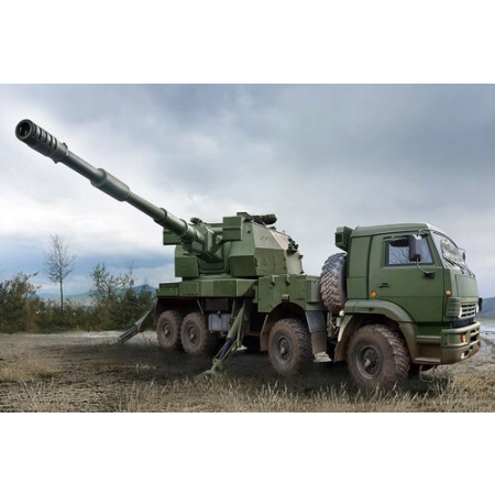 TRUMPETER 01085 - Samobieżna haubicoarmata 2S35-1 Koalitsiya-SV Ksh - 1:35