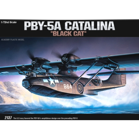 Academy 12487 - PBY-5A Catalina Black Cat 1:72.