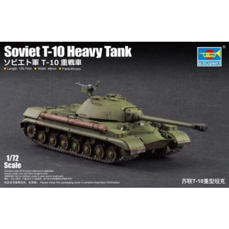 TRUMPETER 07152 - Radziecki czołg ciężki T-10 - 1:72