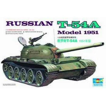 TRUMPETER 00340 - Czołg T-54A 1951 (polskie malowanie) - 1:35