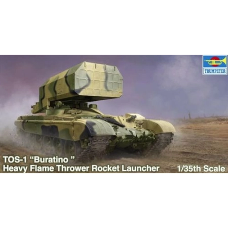 TRUMPETER 09560 - Rosyjska wyrzutnia rakiet TOS-1 mod. 1989 - 1:35