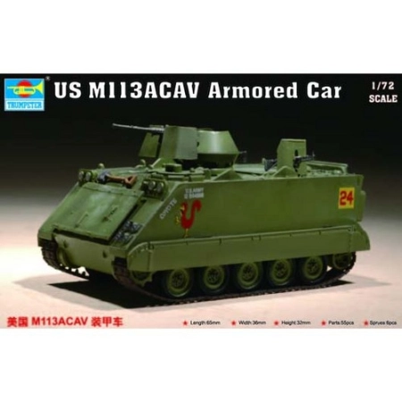 TRUMPETER 07237 - M113 ACAV Armored Car - 1:72