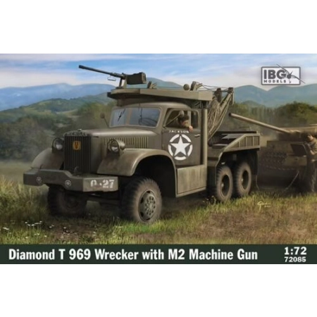 IBG 72085 - Diamond T 969 Wrecker w. M2 mg & bonus PE set - 1:72