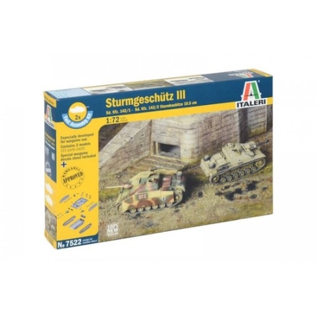 Italeri 7522 - Stug III / Sturmhaubitze 105