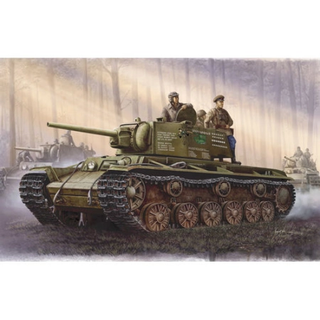 TRUMPETER 00358 - Soviet KV-I Heavy Tank model 1942. Simplified turret Tank - 1:35