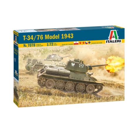 Italeri 7078 - T-34/76 Mod. 43