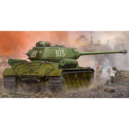 TRUMPETER 05588 - Soviet JS-2 Heavy Tank (polskie malowanie) - 1:35