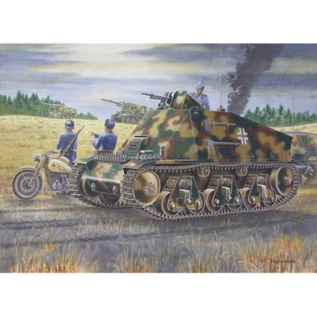TRUMPETER 00355 - Hotchkiss 38(f) German Observation Befehlspanzer - 1:35