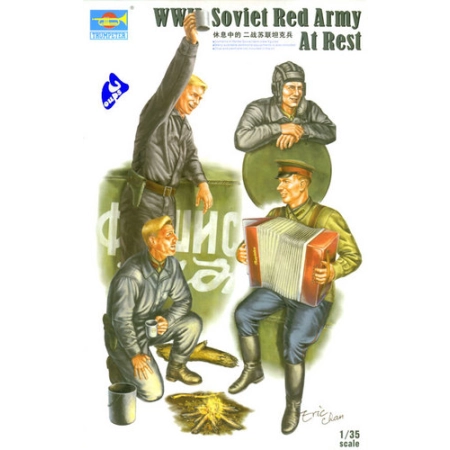 TRUMPETER 00413 - Figurki - Radzieccy czołgiści - 1:35