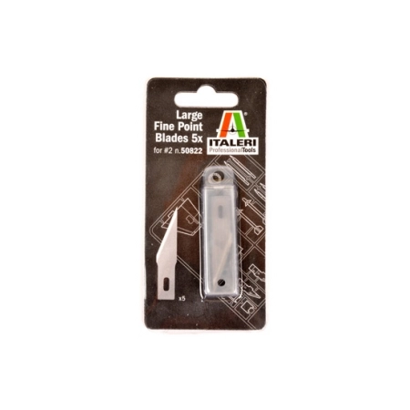 Italeri 50825 - 5 dużych ostrzy z cienką końcówką (nóż 50822)