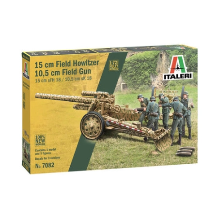 Italeri 7082 - 15cm fld. howitzer/10,5cm fld. gun