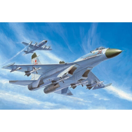 TRUMPETER 01661 - Russian Su-27 Early type Fighter - 1:72