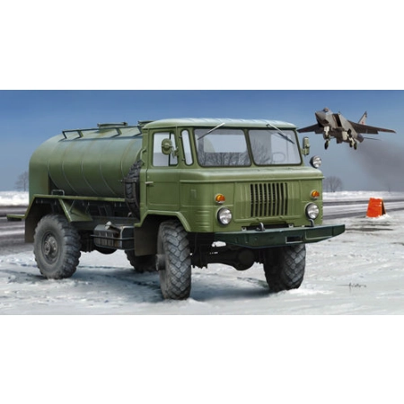 TRUMPETER 01018 - Samochód ciężarowy GAZ-66 cysterna - 1:35