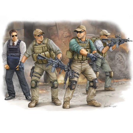 TRUMPETER 00420 - Figurki - PMC in Iraq VIP Protection - 1:35