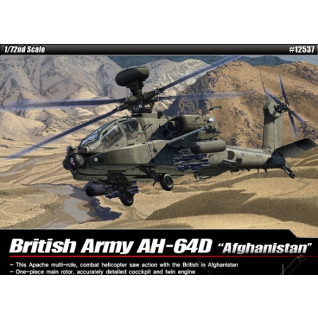 Academy 12537 - AH-64D British Army Afganistan 1:72.