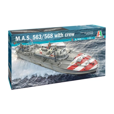 Italeri 5626 - M.A.S. 568 4a Serie z załogą