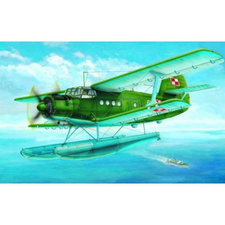 TRUMPETER 01606 - AN-2M Colt na pływakach (polskie malowanie)  - 1:72