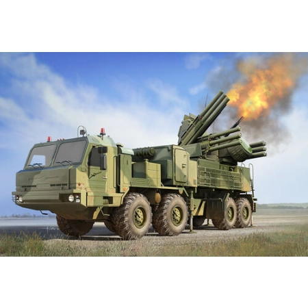TRUMPETER 01087 - Wyrzutnia rakiet 72V6 96k6 Pantsir-S1 SPAAGM na podwoziu BAZ-6909 - 1:35