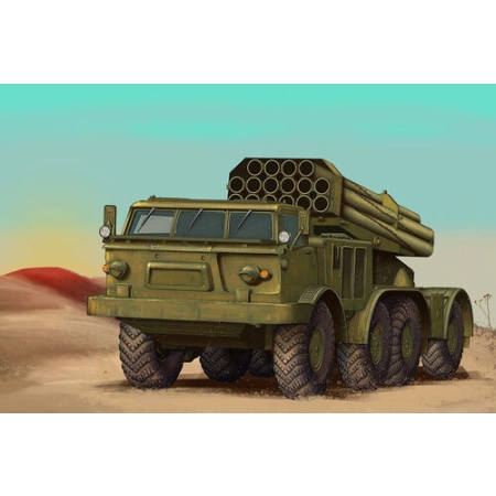 TRUMPETER 07180 - Wyrzutnia 9P140 TEL z pociskami 9K57 Uragan MLRS - 1:72