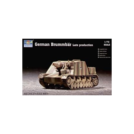 TRUMPETER 07212 - Sturmpanzer IV Brummbär (late prod) - 1:72