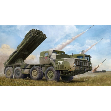 TRUMPETER 01020 - Russian 9A52-2 Smerch-M multiple rocket launcher of RSZO 9k58 Smerch MRLS - 1:35