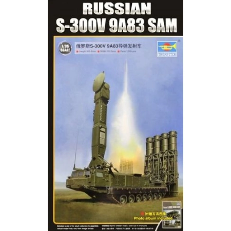 TRUMPETER 09519 - Wyrzutnia rakiet S-300V 9A83 SAM - 1:35