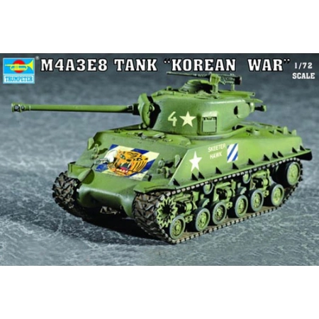 TRUMPETER 07229 - M4A3E8 Tank (T80 Track) - 1:72