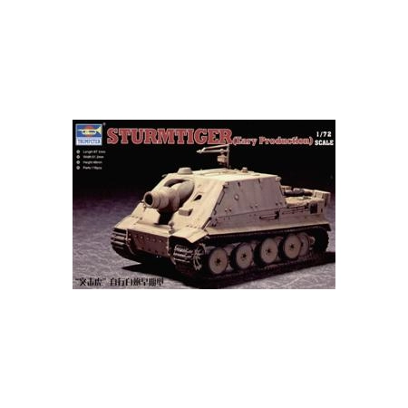 TRUMPETER 07274 - STURMTIGER ASSAULT MORTAR (Early type) - 1:72