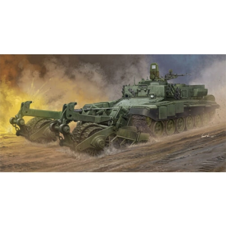 TRUMPETER 09552 - Russian Armored Mine-Clearing Vehicle BMR-3 - 1:35