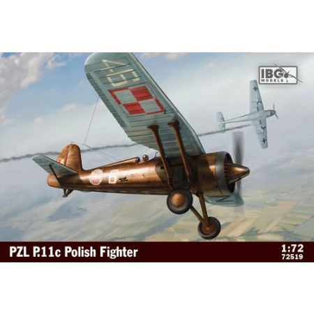 IBG 72519 - PZL P.11c polski samolot myśliwski - 1:72