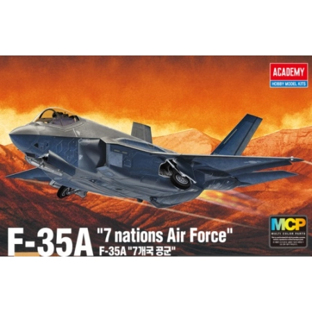 Academy 12561 - F-35A 7 Nations Air Force 1:72.