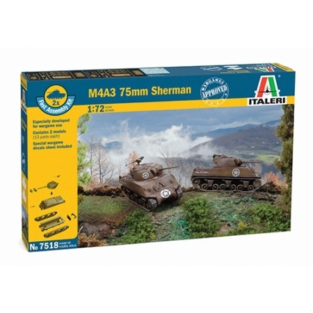 Italeri 7518 - M4A3 75mm Sherman