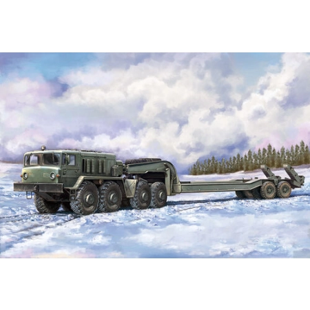 TRUMPETER 07194 - MAZ-537G z naczepą /MAZ/ChMZAP 5247G - 1:72