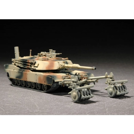 TRUMPETER 07278 - M1A1 Abrams w. Mine Roller Set - 1:72
