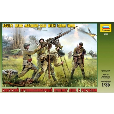 Zvezda 3609 - Radziecki DSHK z załogą
