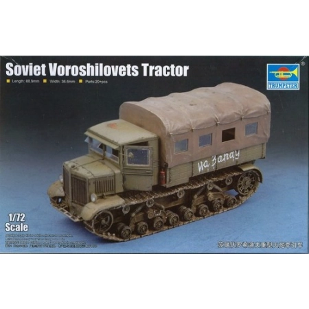 TRUMPETER 07110 - Ciągnik Voroshilovets - 1:72