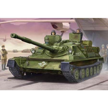 TRUMPETER 01588 - Działo samobieżne ASU-85 Mod.1956 (polskie malowanie) - 1:35