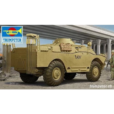 TRUMPETER 05516 - Opancerzony samochód rozpoznawczy BRDM-2 NBC (Late) - 1:35